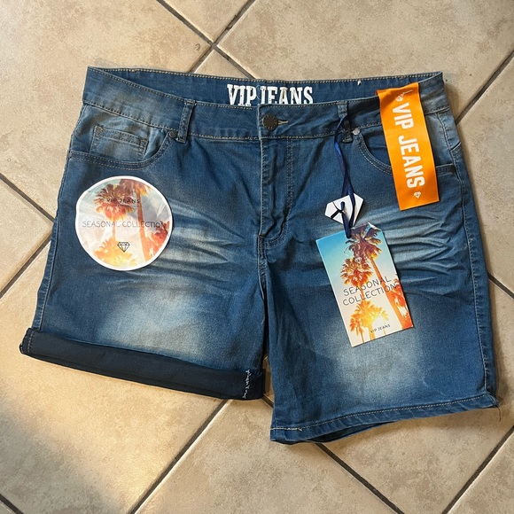 V.I.P Jean shorts size 16 - Picture 2 of 3